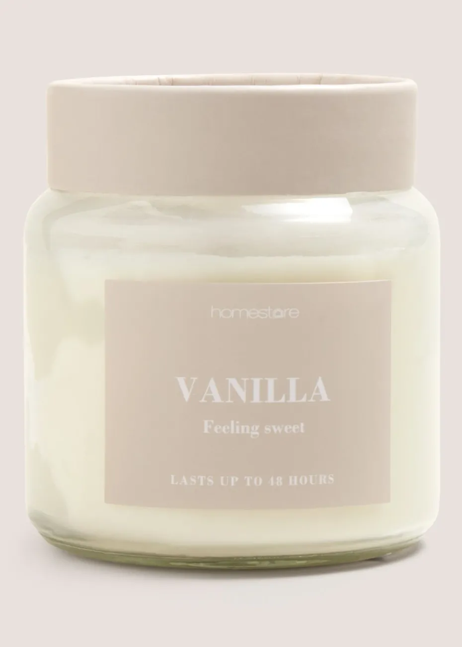 Vanilla Scented Jar Candle