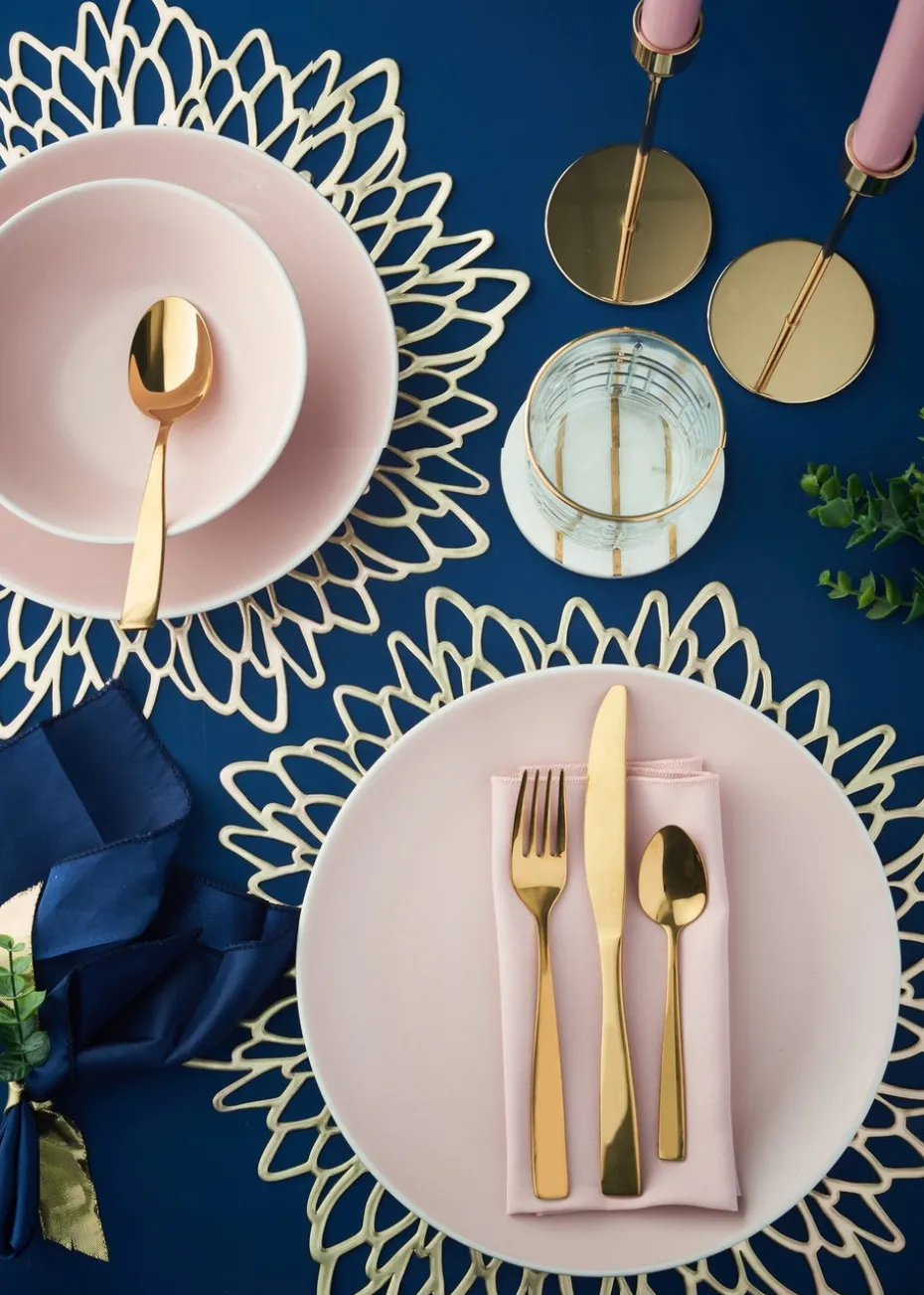 Viners Everyday Purity Gold 16 Piece Cutlery Set 18/0