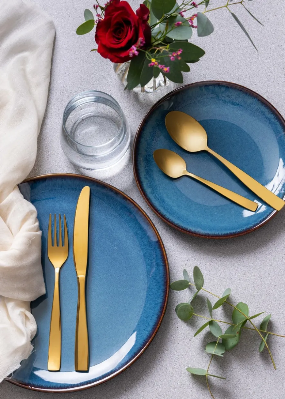 Viners Everyday Purity Gold 16 Piece Cutlery Set 18/0
