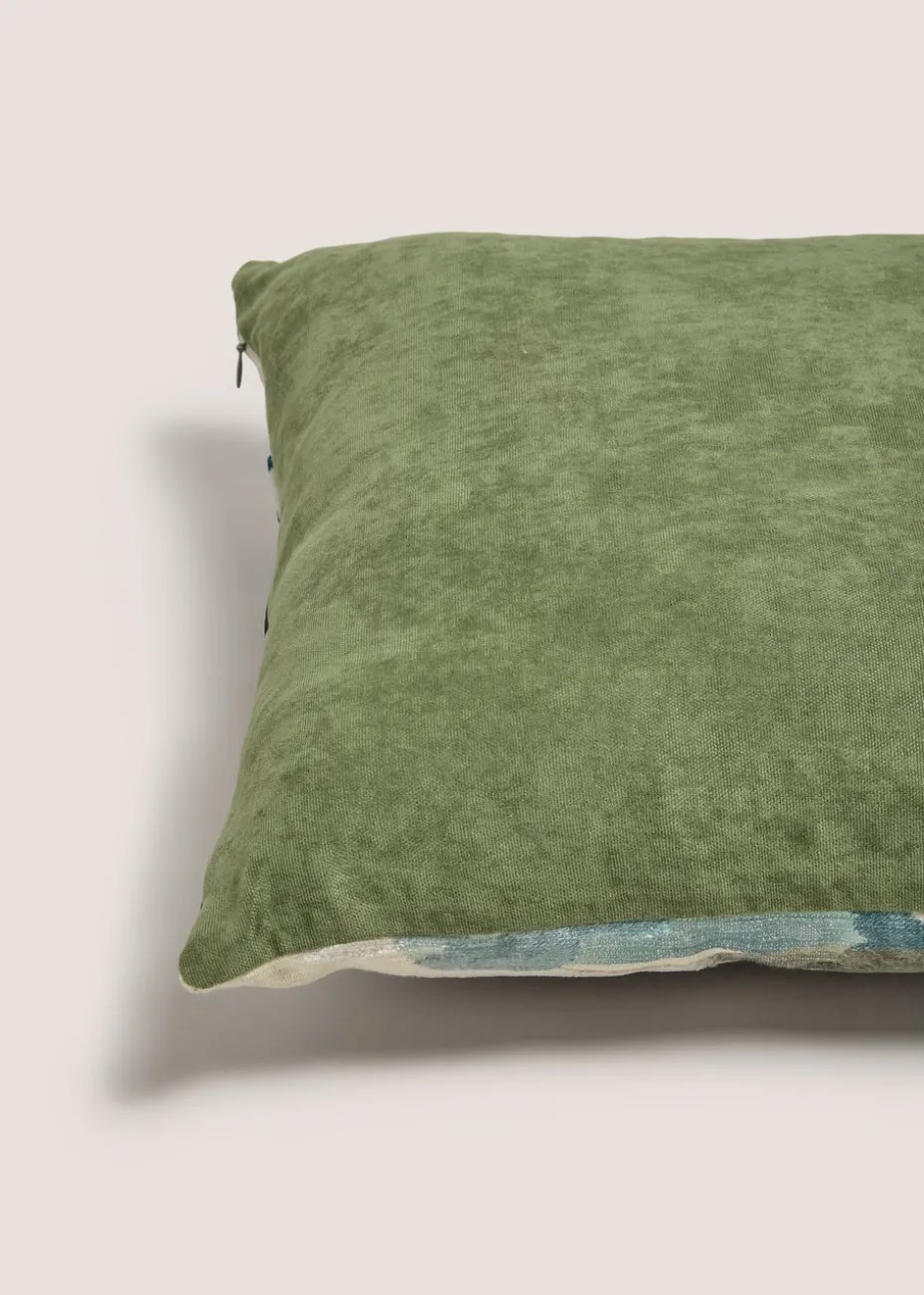 Watercolour Stripe Green
