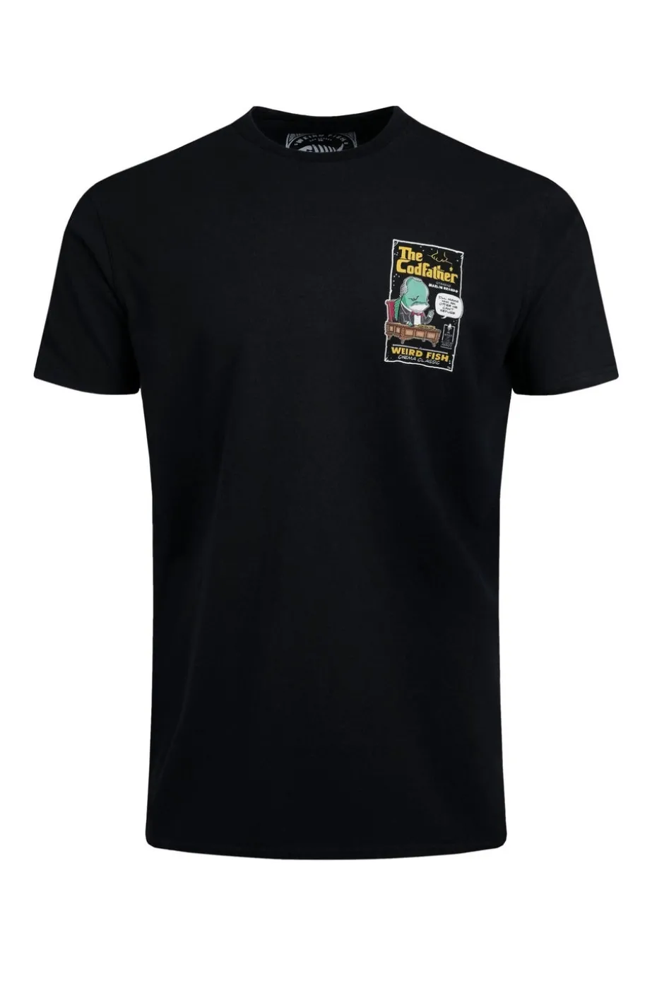 Weird Fish Black Codfather Back Print Artist T-Shirt