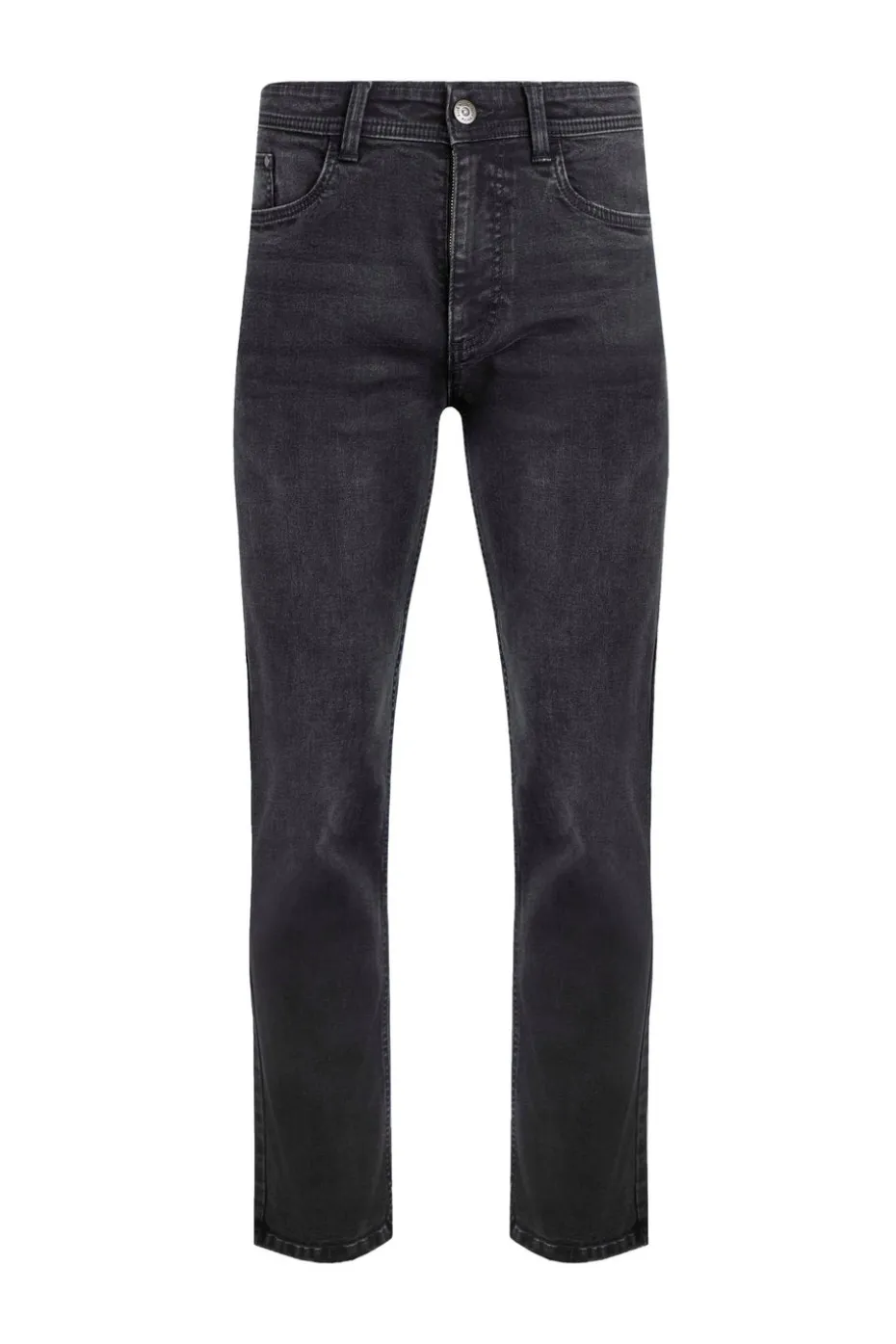 Weird Fish Black Eddie Straight Leg Denim Jeans