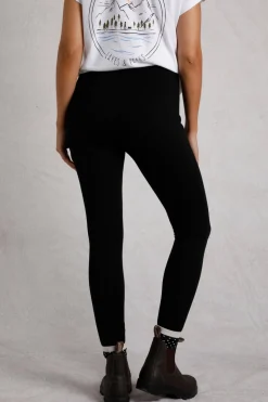 Weird Fish Black Lilliane High Waisted Leggings