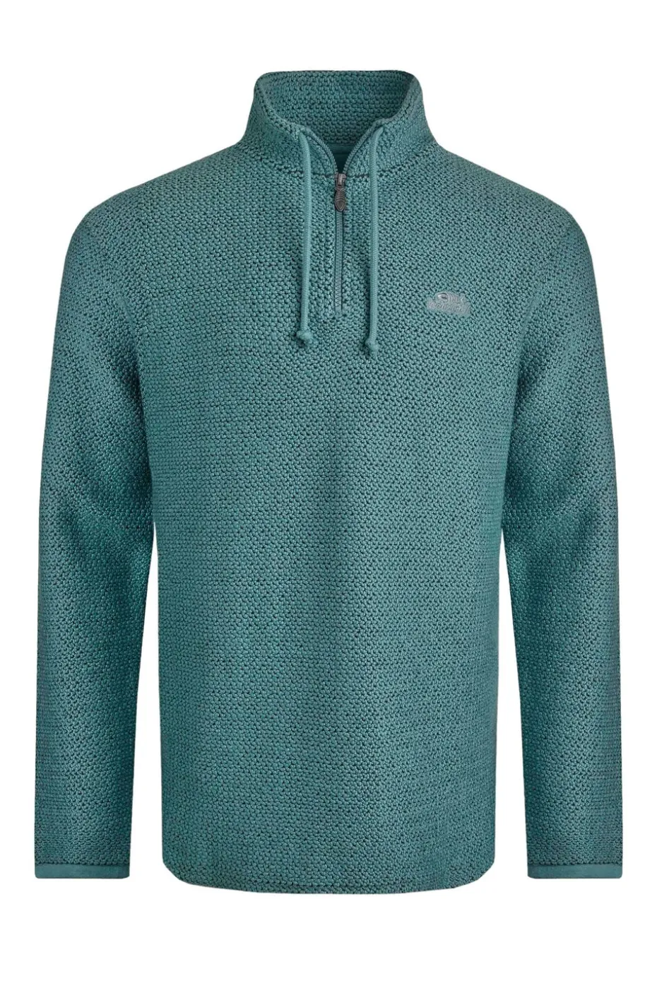 Weird Fish Blue Cruiser 1/4 Zip Macaroni