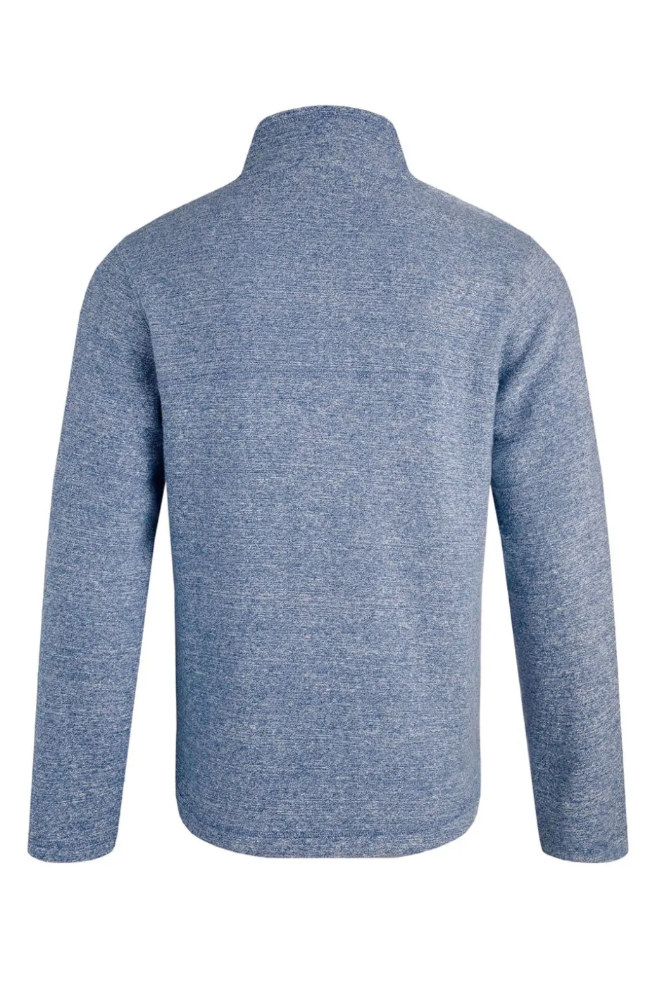 Weird Fish Blue Laramie 1/4 Zip Snow Marl Fleece