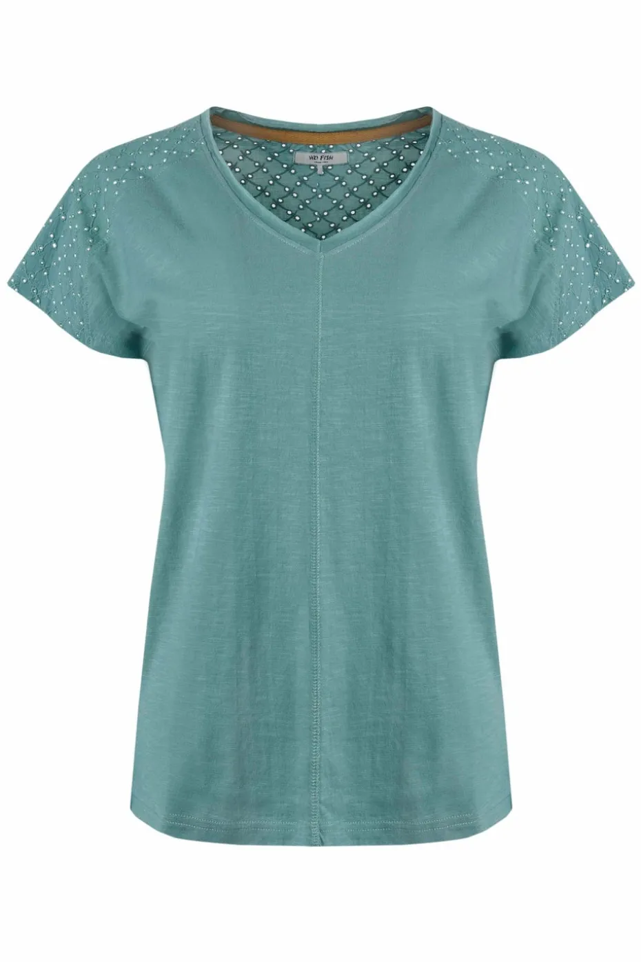 Weird Fish Blue Pernille Cutaway T-Shirt