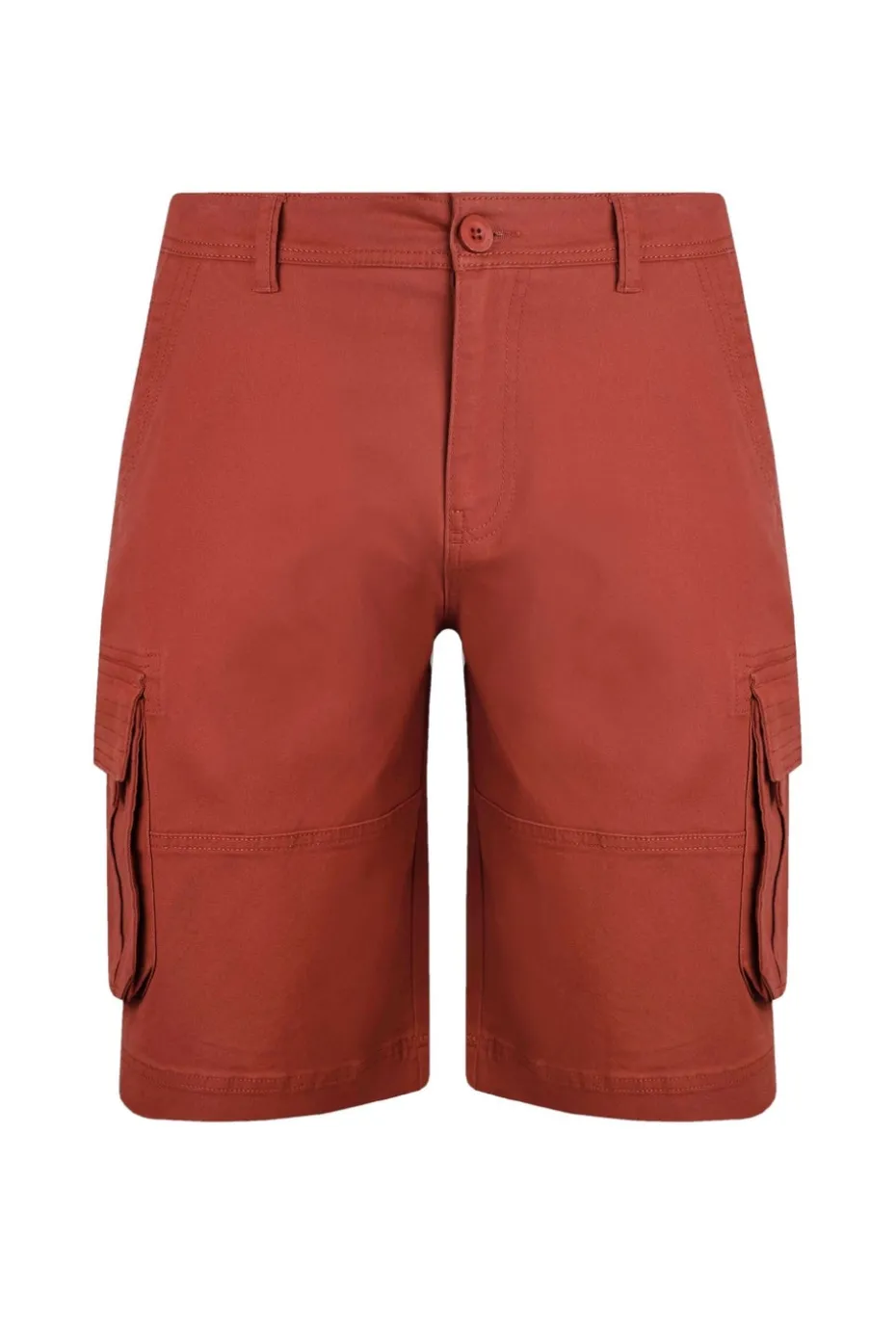 Weird Fish Burnt Orange Rigney Cargo Shorts