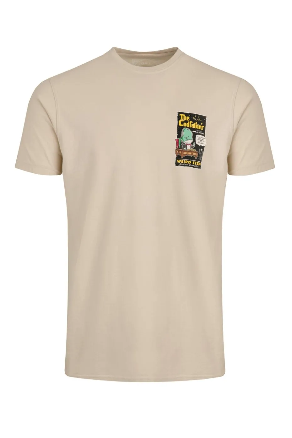 Weird Fish Cream Codfather Back Print Artist T-Shirt