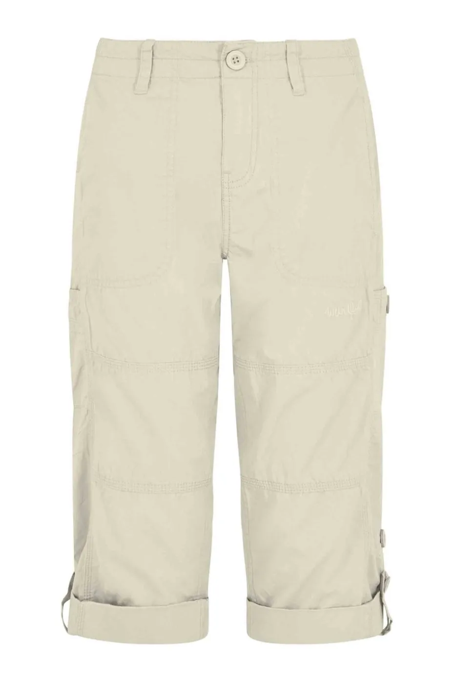 Weird Fish Cream Salena 3/4 Length Trousers