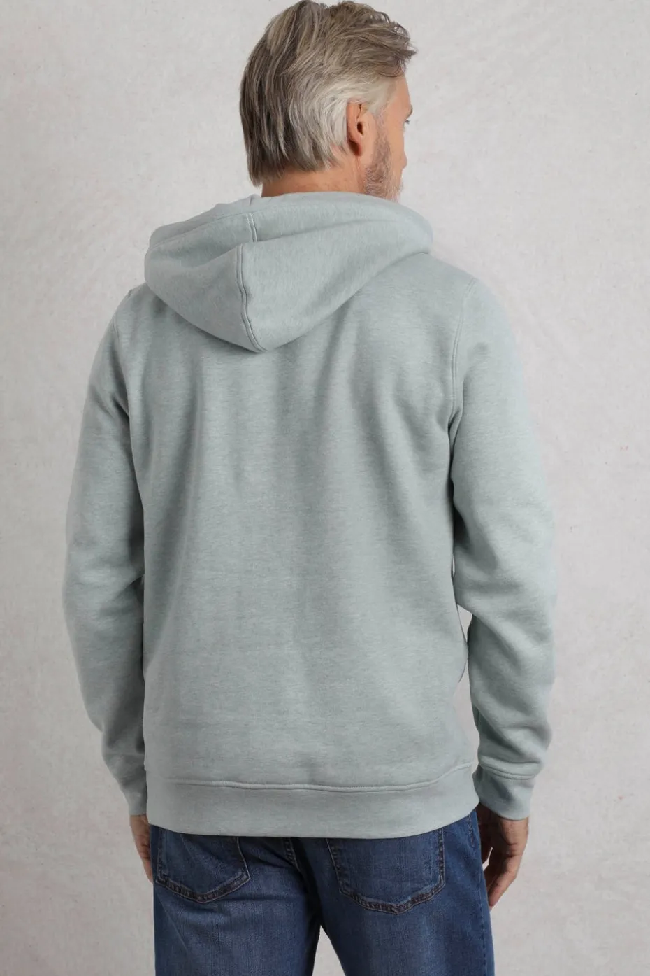 Weird Fish Grey Hugo Branded Popover Hoodie