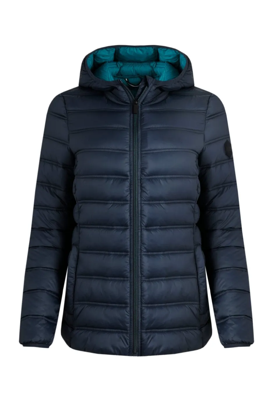 Weird Fish Navy Eshka Lightweight Padded Jacket