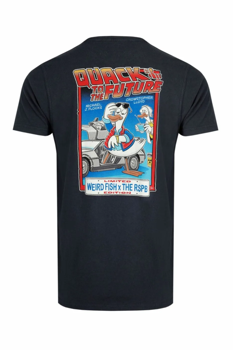 Weird Fish Navy Quack to the Future RSPB Collaboration Artist T-Shirt