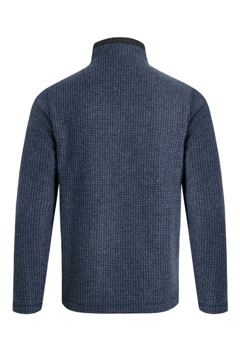 Weird Fish Navy Shires Full Zip Grid Fleece