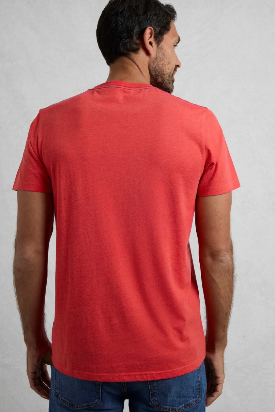 Weird Fish Red Coasting Front Print Graphic T-Shirt