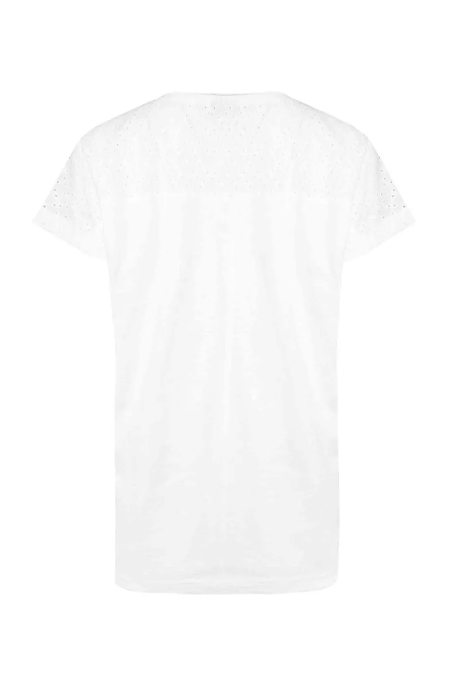 Weird Fish White Pernille Cutaway T-Shirt