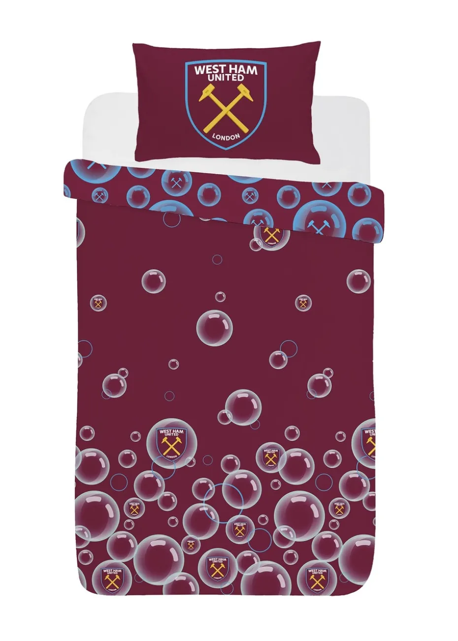 West Ham United FC Maroon Duvet Set