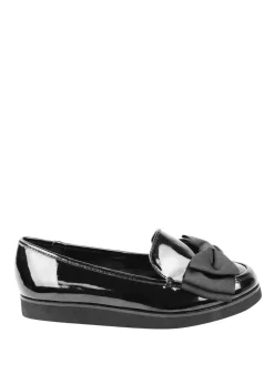Where's That From Black Alpha Wide Fit Slip On Loafers