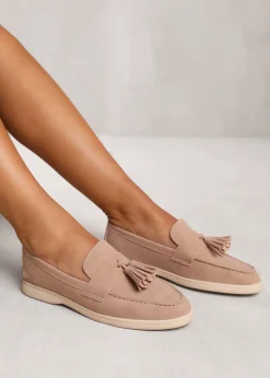 Where's That From Khaki Kenya Wide Fit Slip On Loafers