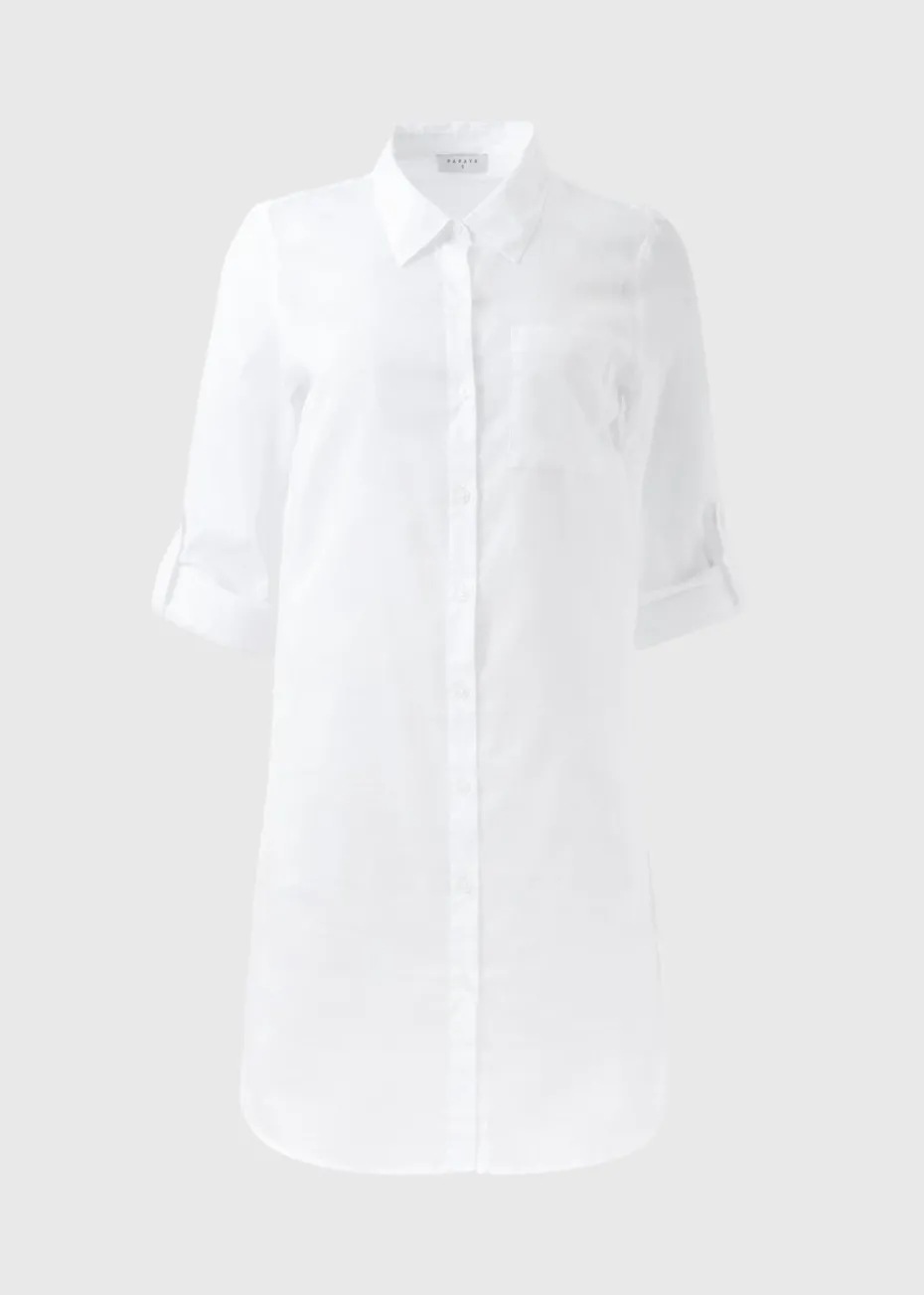 White Beach Shirt