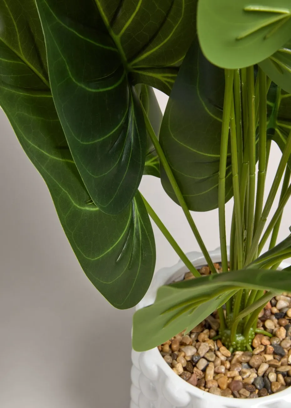 White Bobble Plant (65cm x 40cm x 40cm)