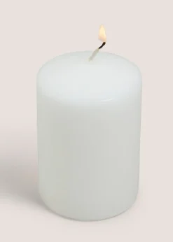 White Church Medium Candle