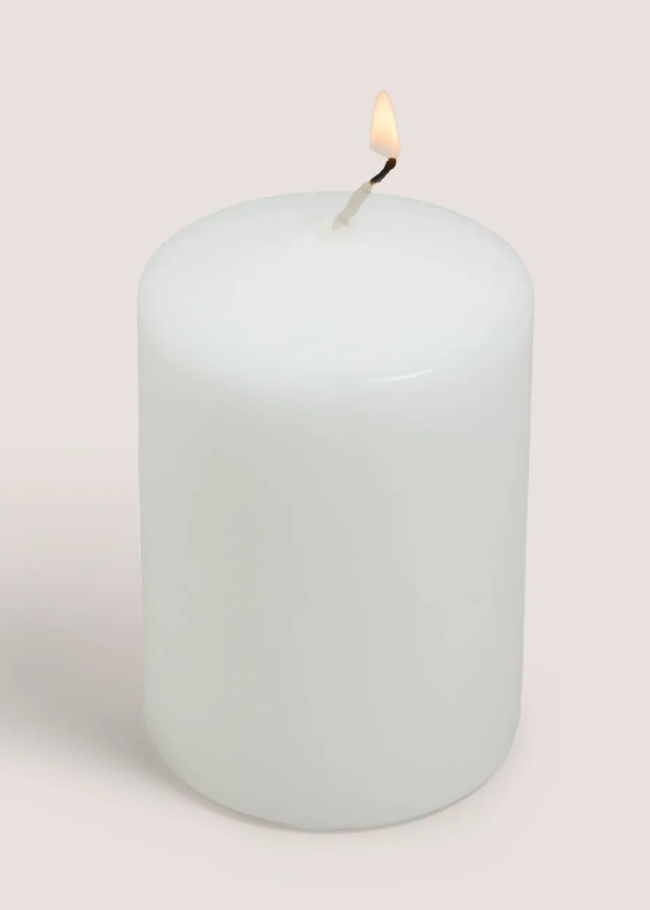 White Church Medium Candle