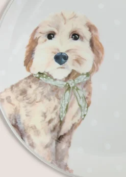 White Cockapoo Bowl
