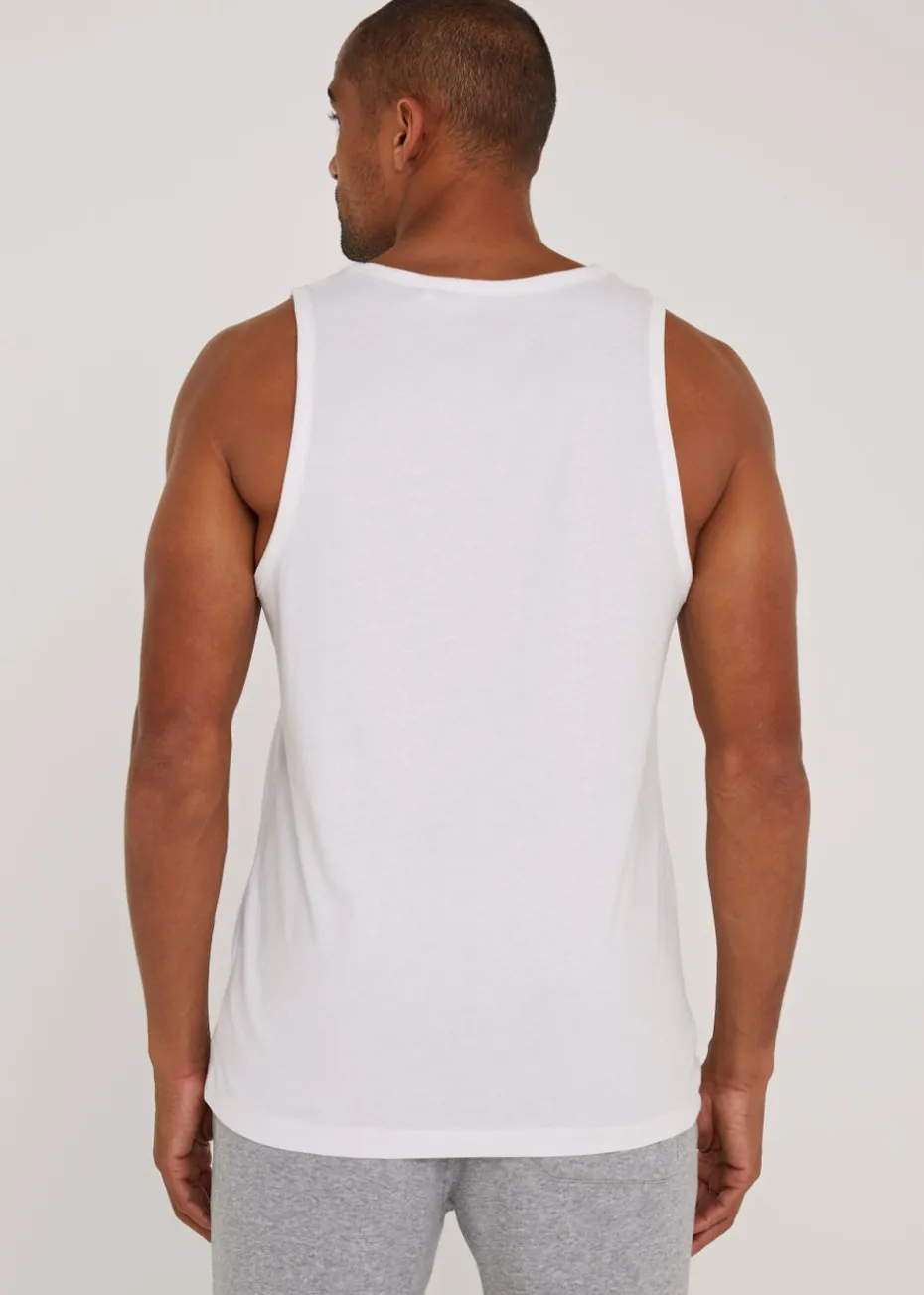 White Jersey Vest