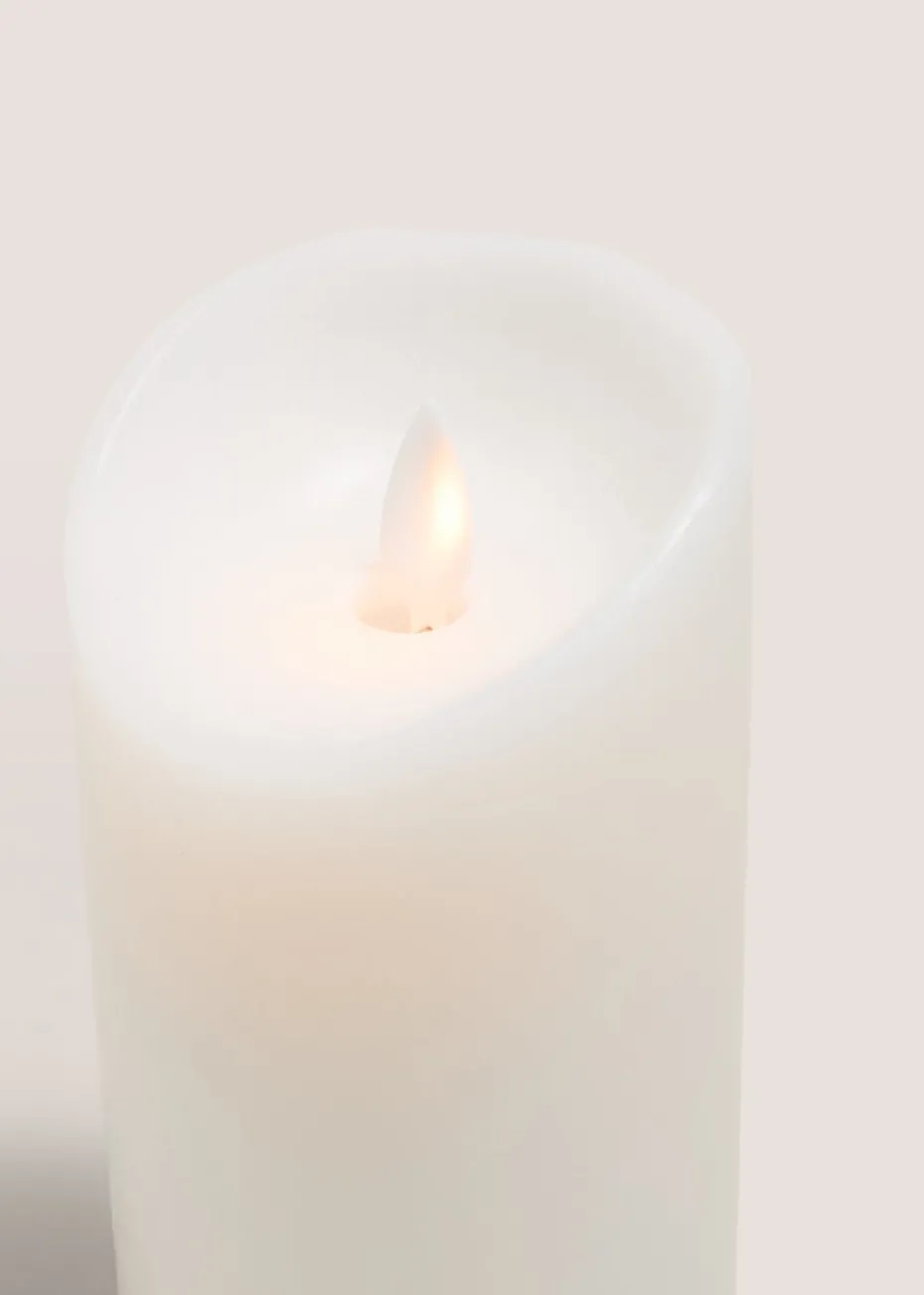 White LED Pillar Candle