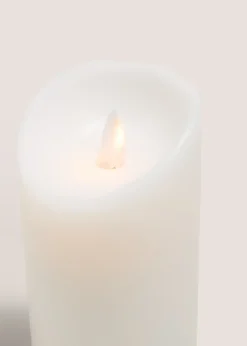 White LED Pillar Candle