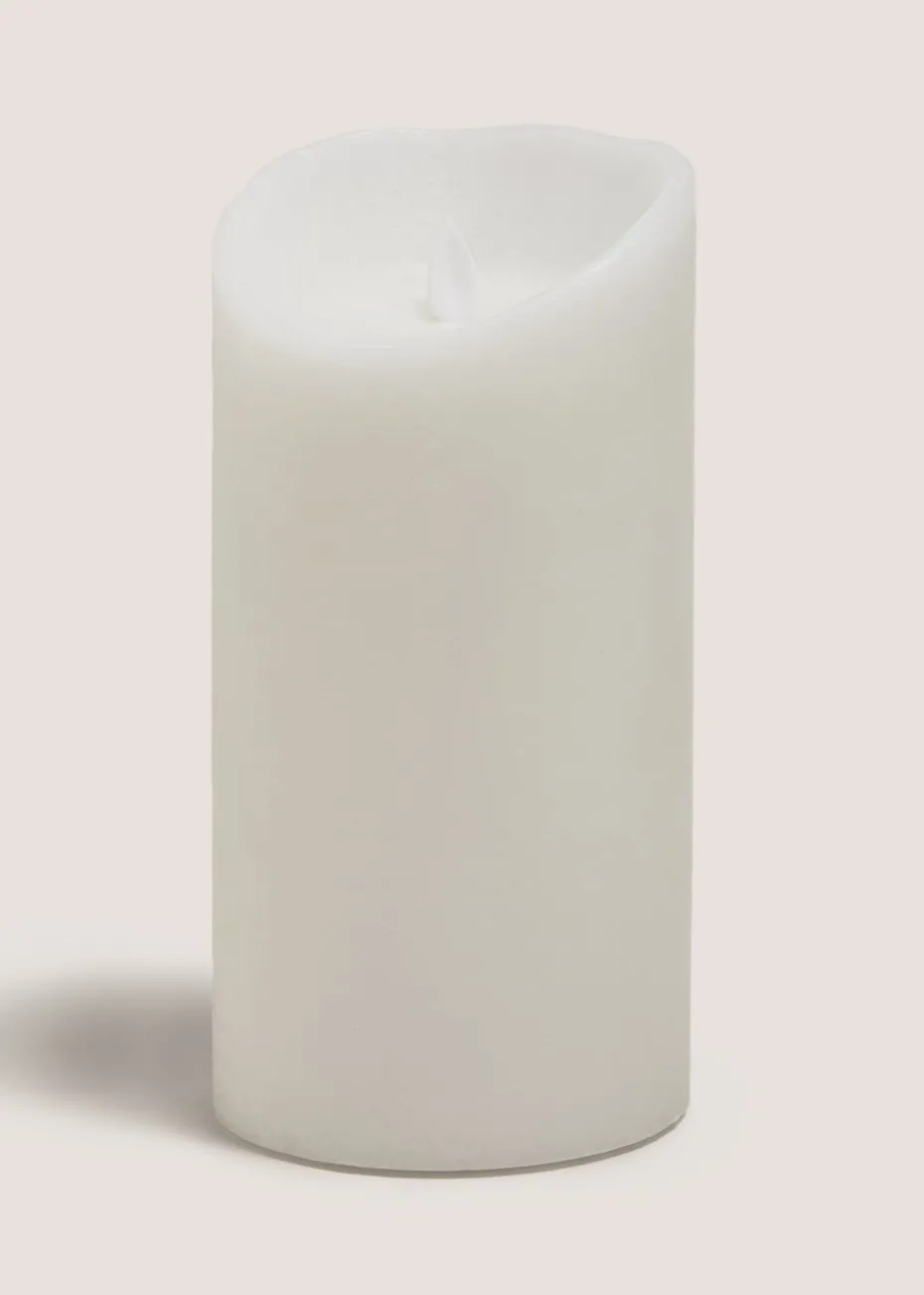 White LED Pillar Candle