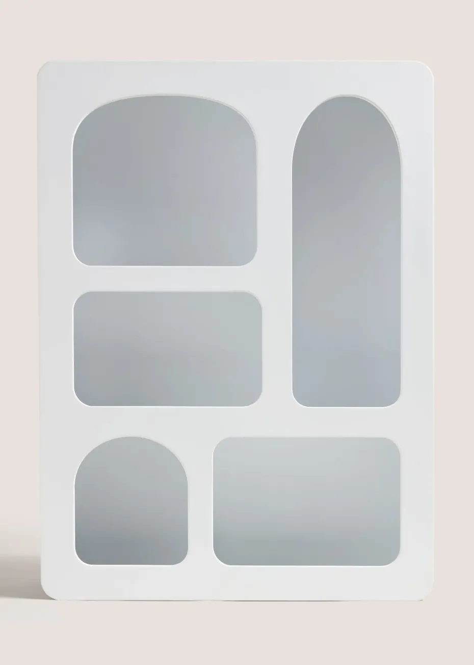White Multilayer Cove Shelf (40cm x 18cm x 54cm)