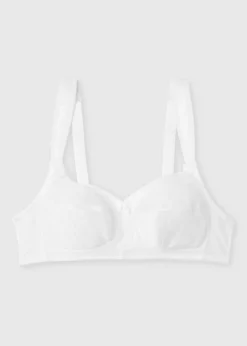 White Non Wired Total Support Bra