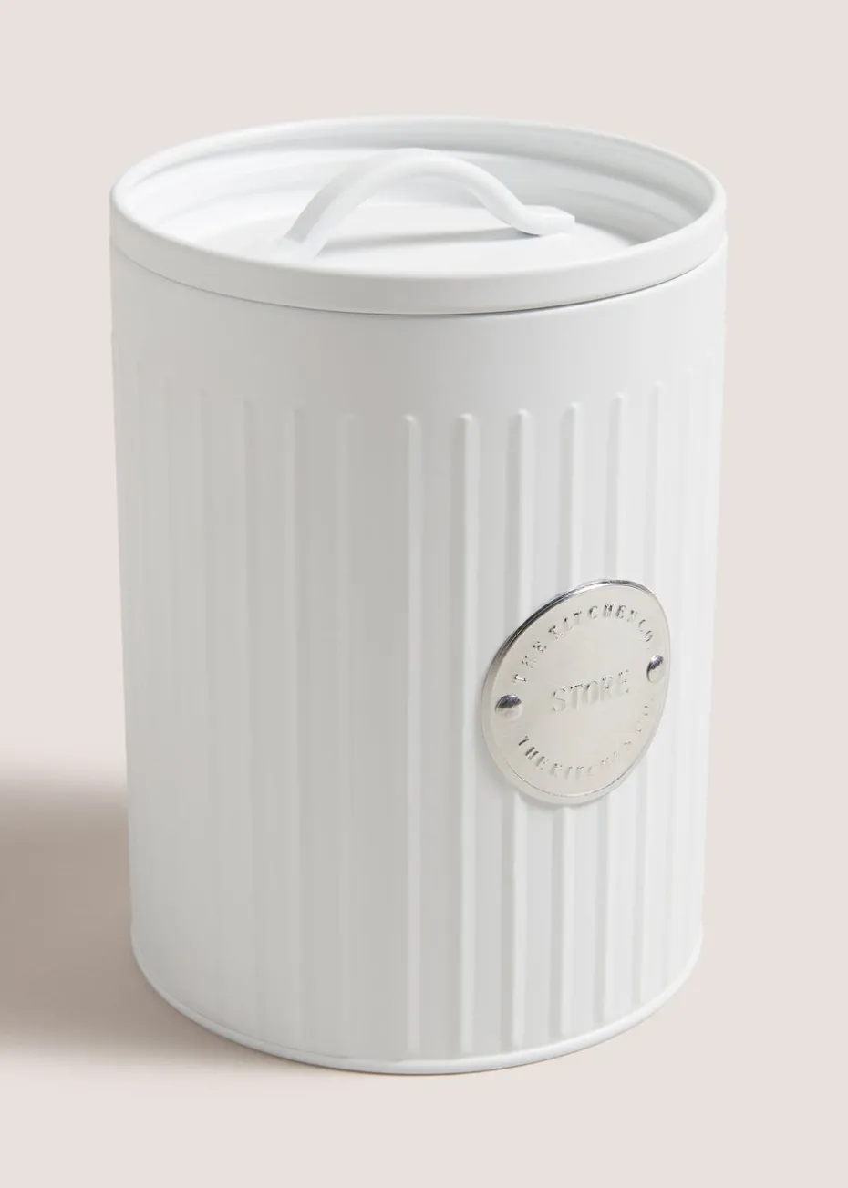 White Tea/Coffee/Sugar Canisters (16cm x 11cm)