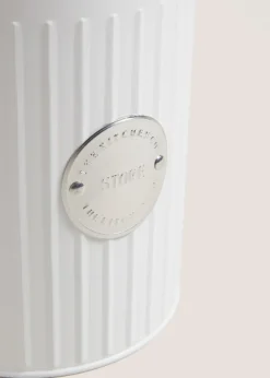 White Tea/Coffee/Sugar Canisters (16cm x 11cm)