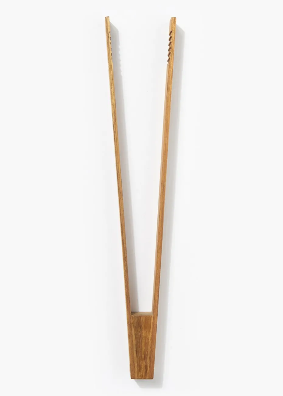 Wooden Kitchen Tongs (32cm x 5.5cm)