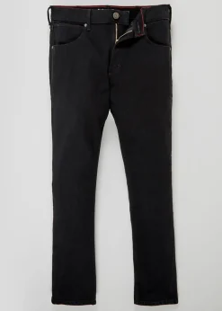 Wrangler Black Stretch Straight Fit Jeans