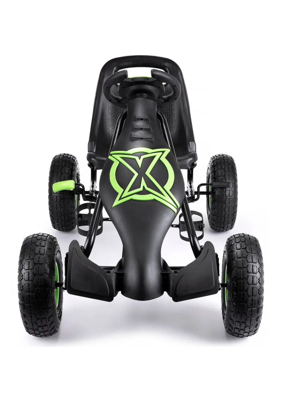Xootz Viper Pedal Go Kart – Green & Black