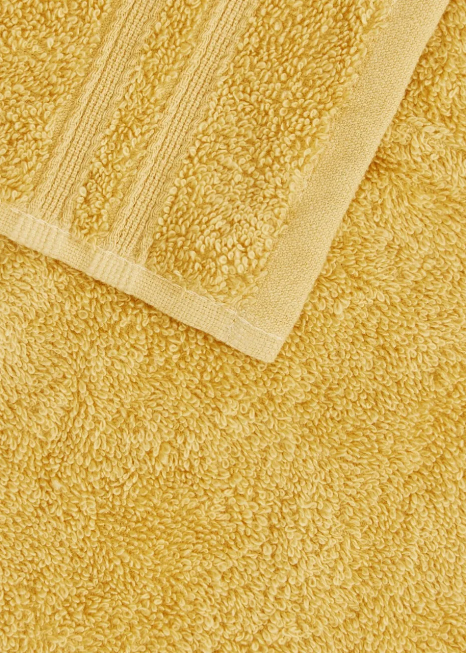 Yellow 100% Egyptian Cotton Towels
