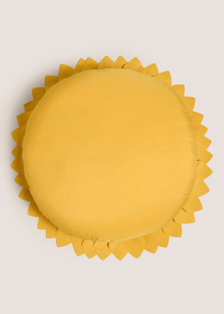 Yellow Flower Cushion
