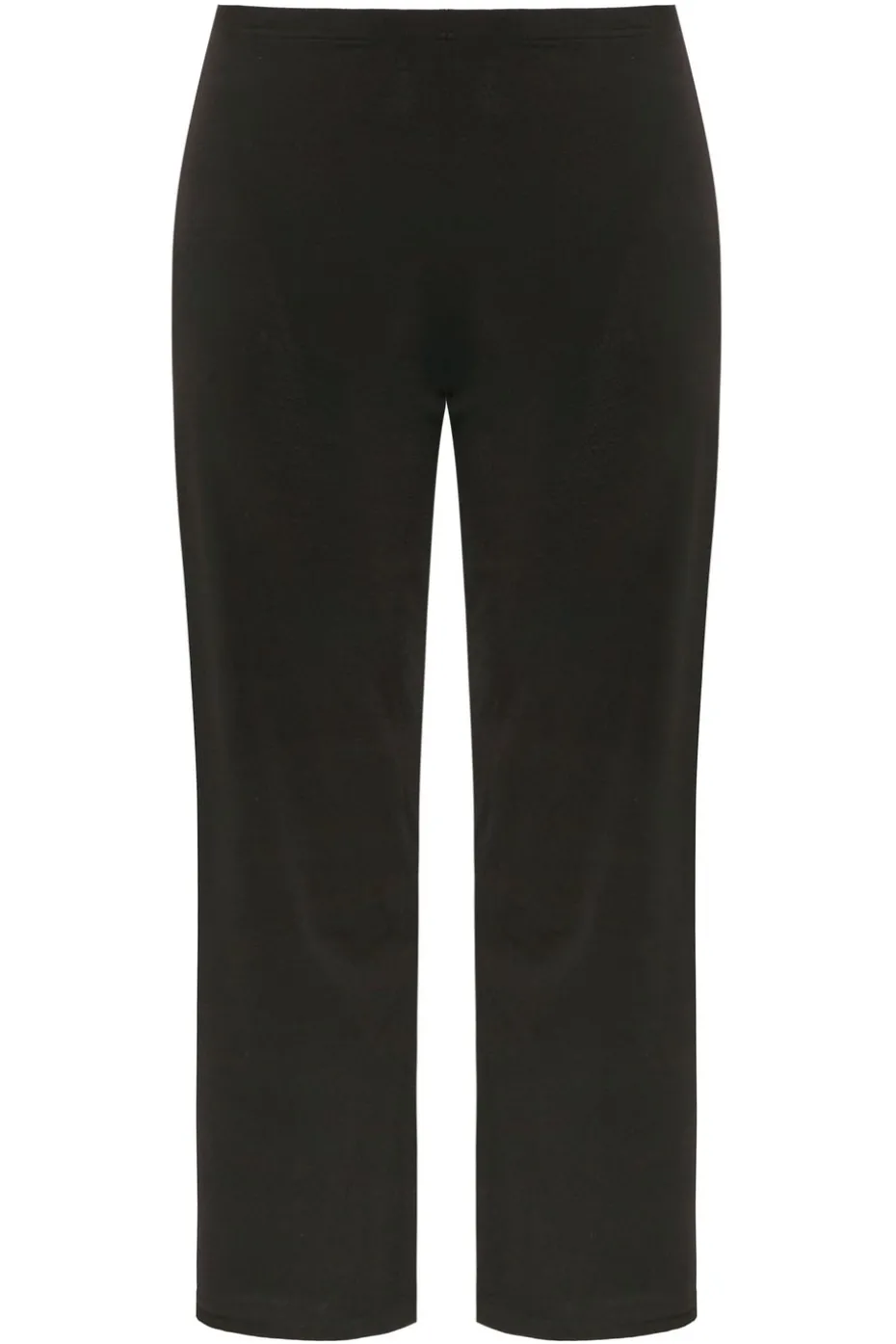 Yours Bestseller Curve Black Pull On Ribbed Bootcut Stretch Trousers