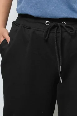 Yours Curve Black Elasticated Stretch Joggers