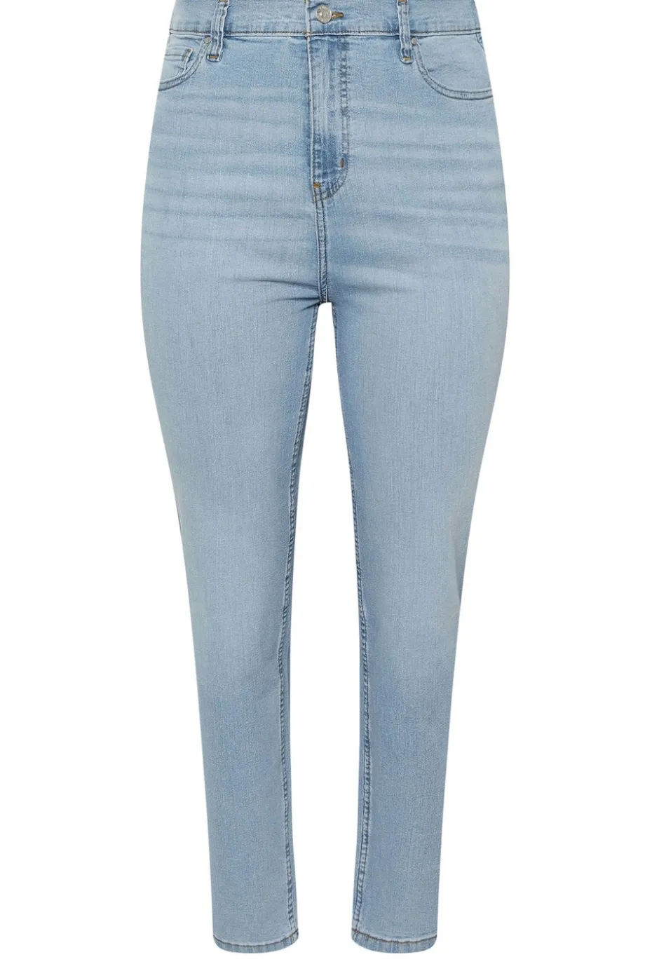 Yours Curve Light Blue Straight Leg Ruby Jeans