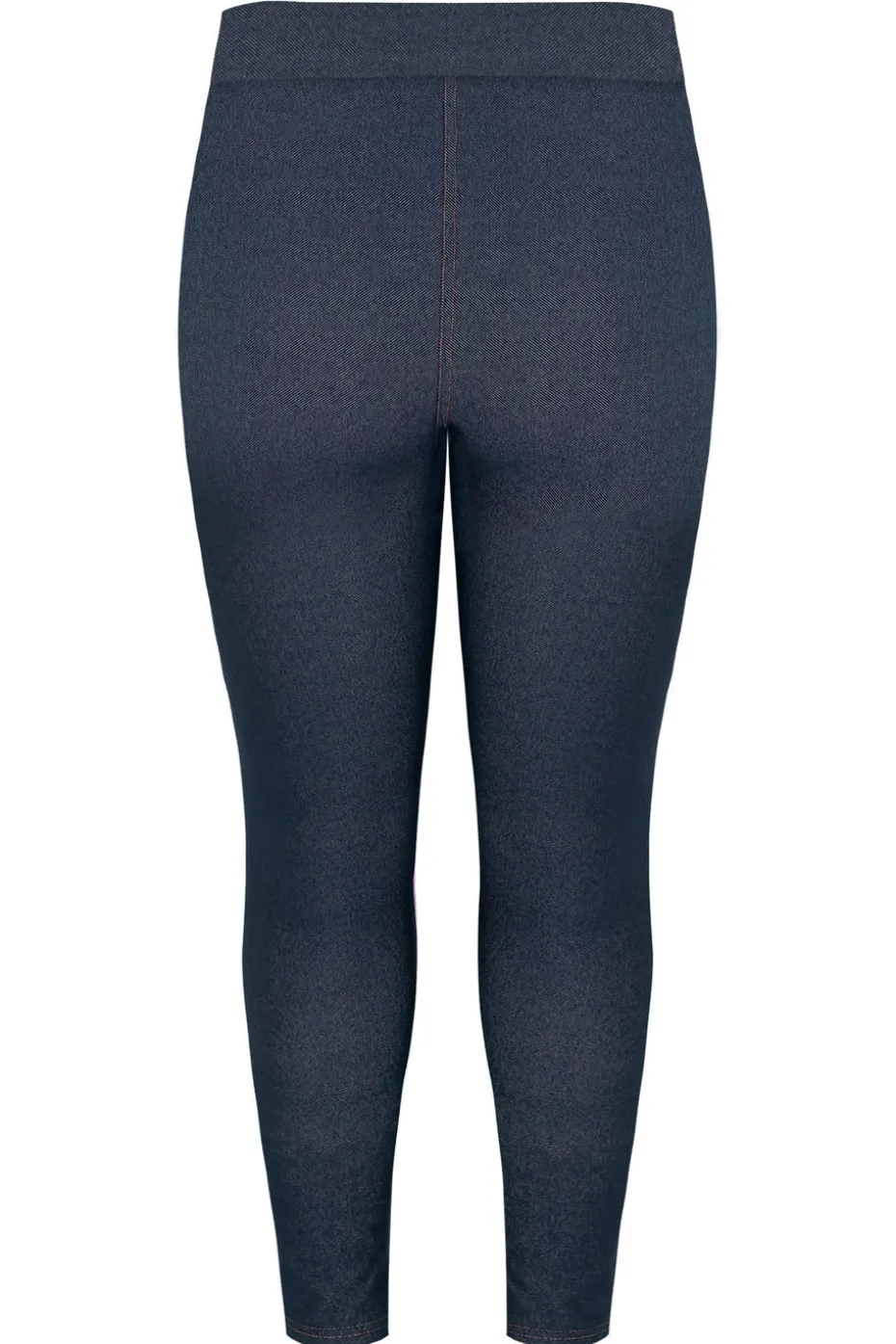 Yours For Good Curve Mid Blue Jersey Stretch Jeggings