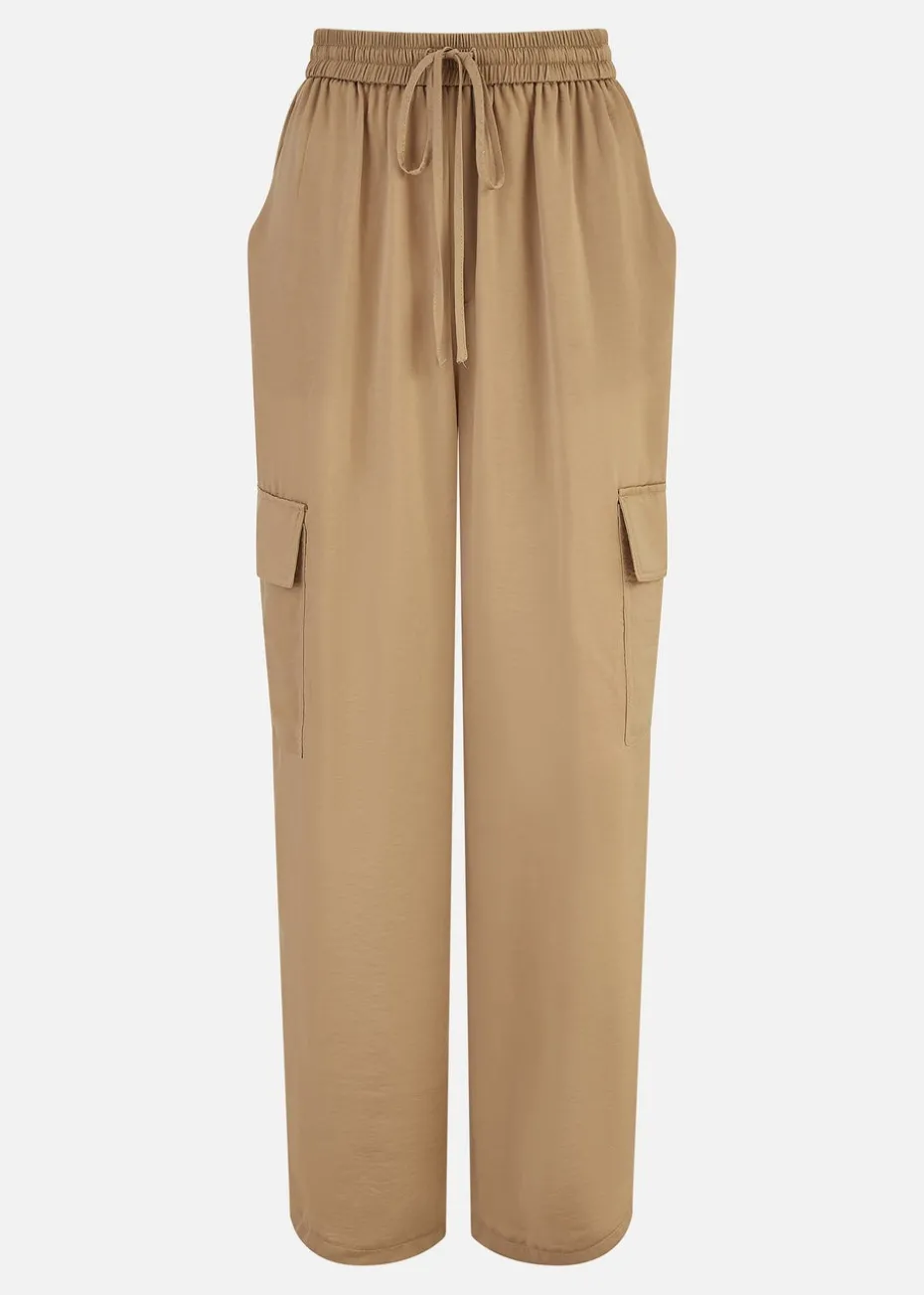 Yumi Stone Cargo Trousers
